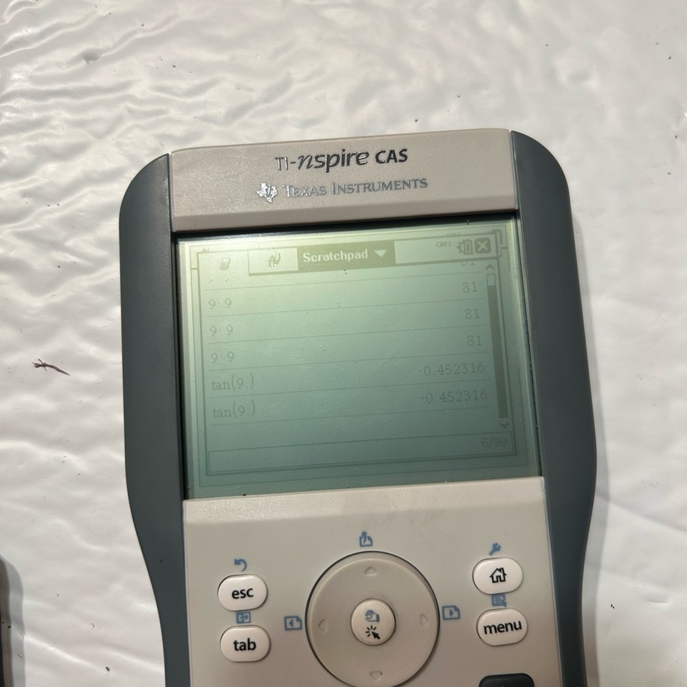 Texas Instruments TI Nspire CAS Graphing Calculator With Cover Tested - Picture 10 of 11